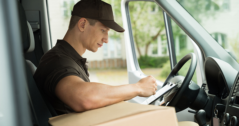 package delivery truck