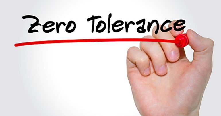 zero-tolerance