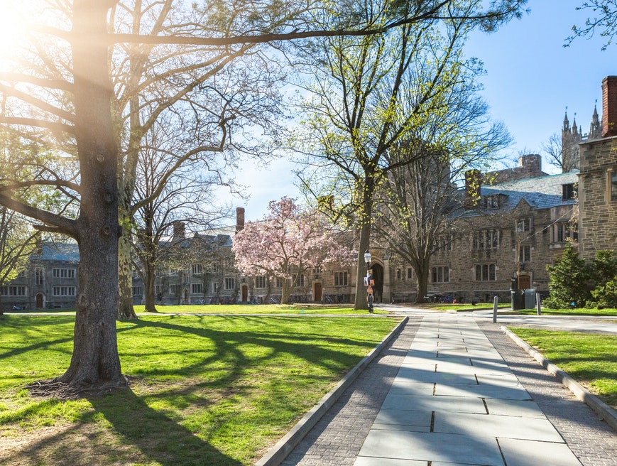 Princeton University, one of a growing number of college campuses that operate with microgrids. By ssgu/Shuttersstock.com
