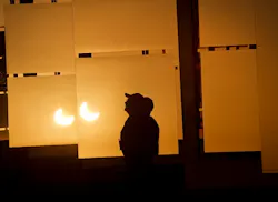 Solar eclipse. Courtesy of Sandia National Lab Solar eclipse. Courtesy of Sandia National Lab