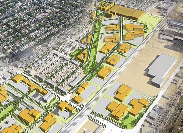 A graphic rendering of the Century City business park. Graphic courtesy of the Milwaukee Department of City Development
