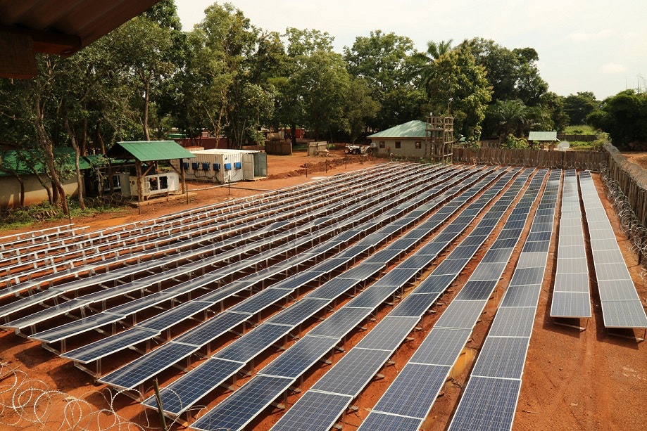 Solar powered microgrids continue to expand in Africa. Provided by Sebastian Noethlichs/Shutterstock.com