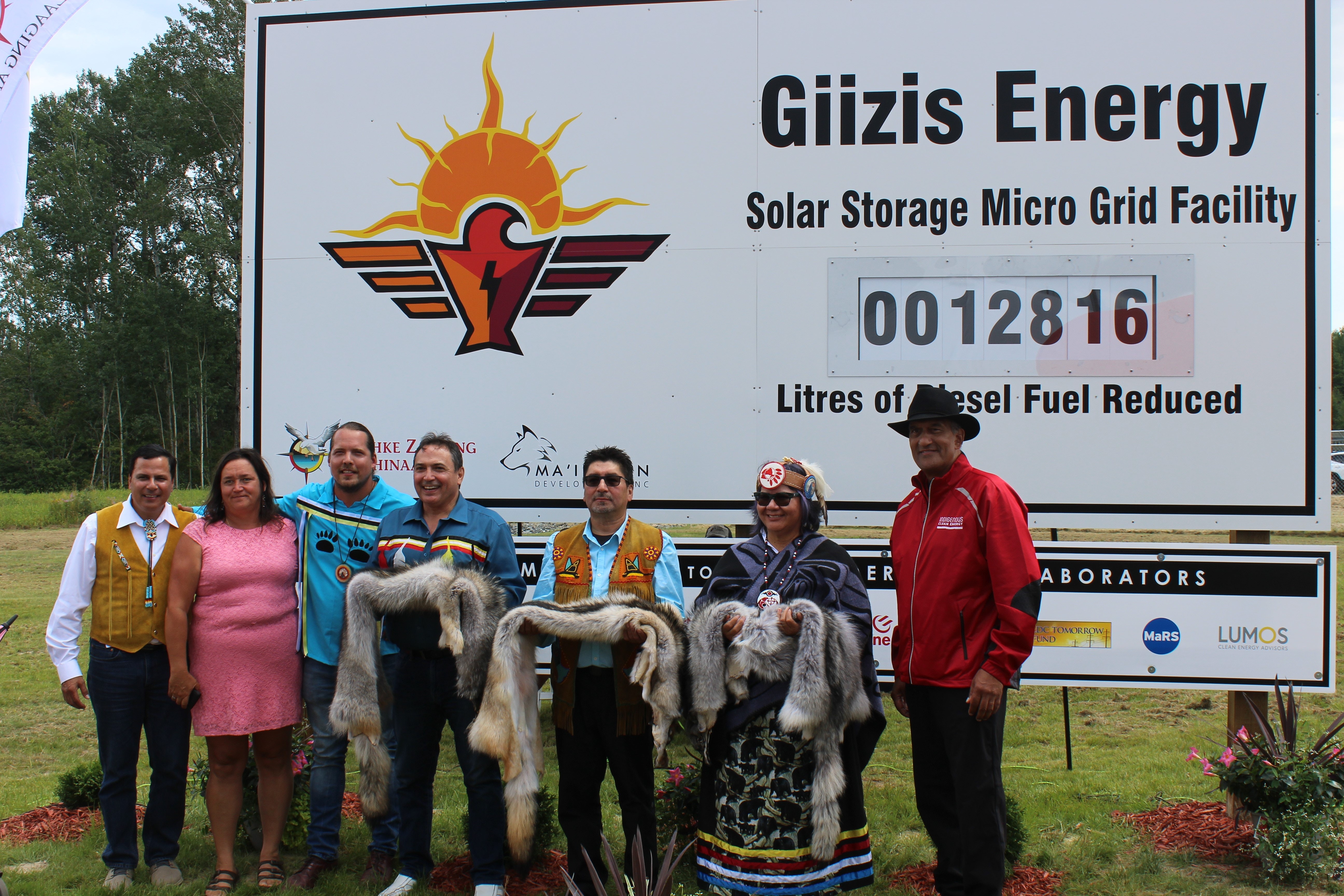 Giizis Solar-Storage Microgrid, Kiashke Zaaging Anishinabek, Photo courtesy Indigenous Clean Energy