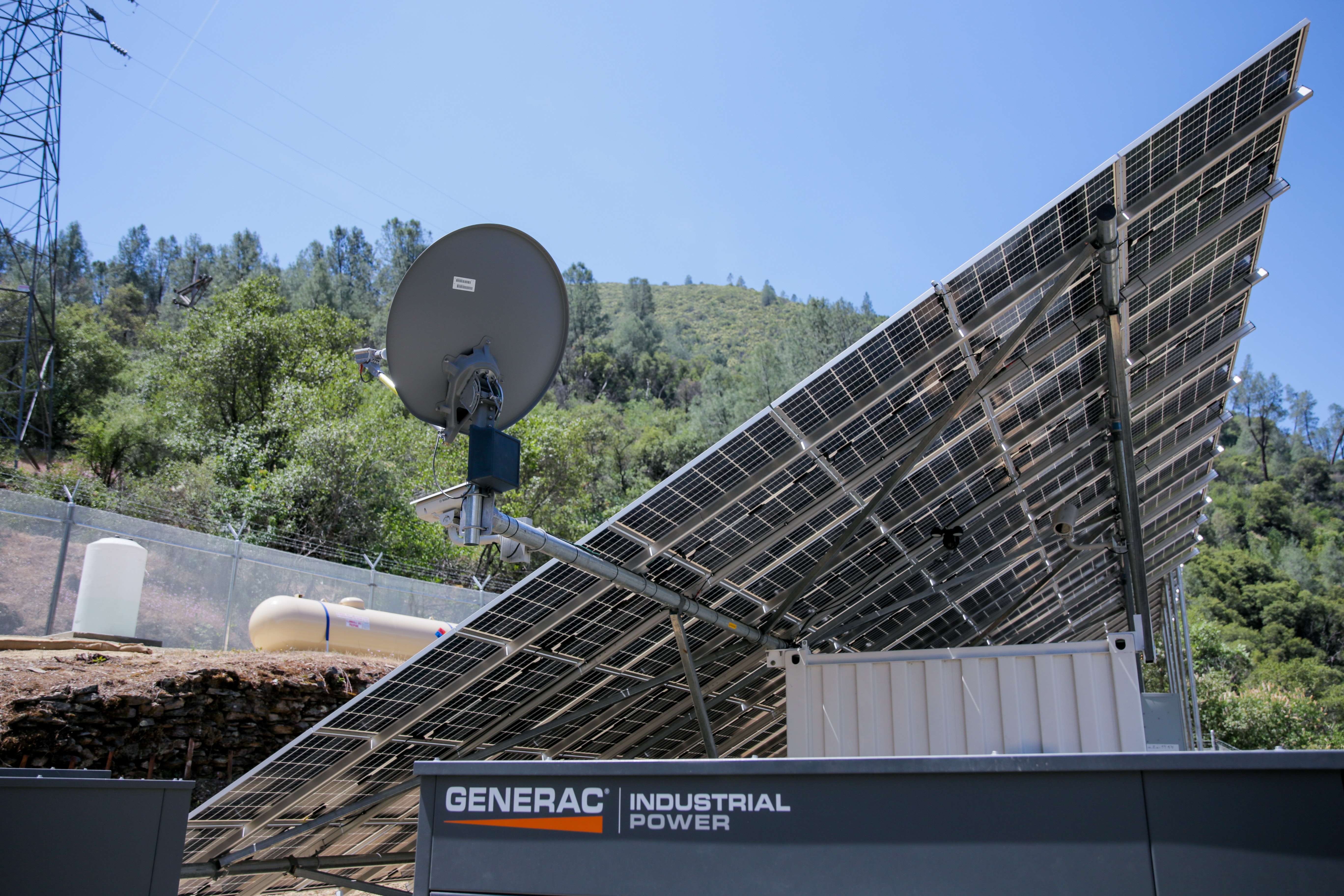 Briceburg microgrid. Image courtesy BoxPower