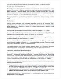 Download the Specialized Microgrid White Paper