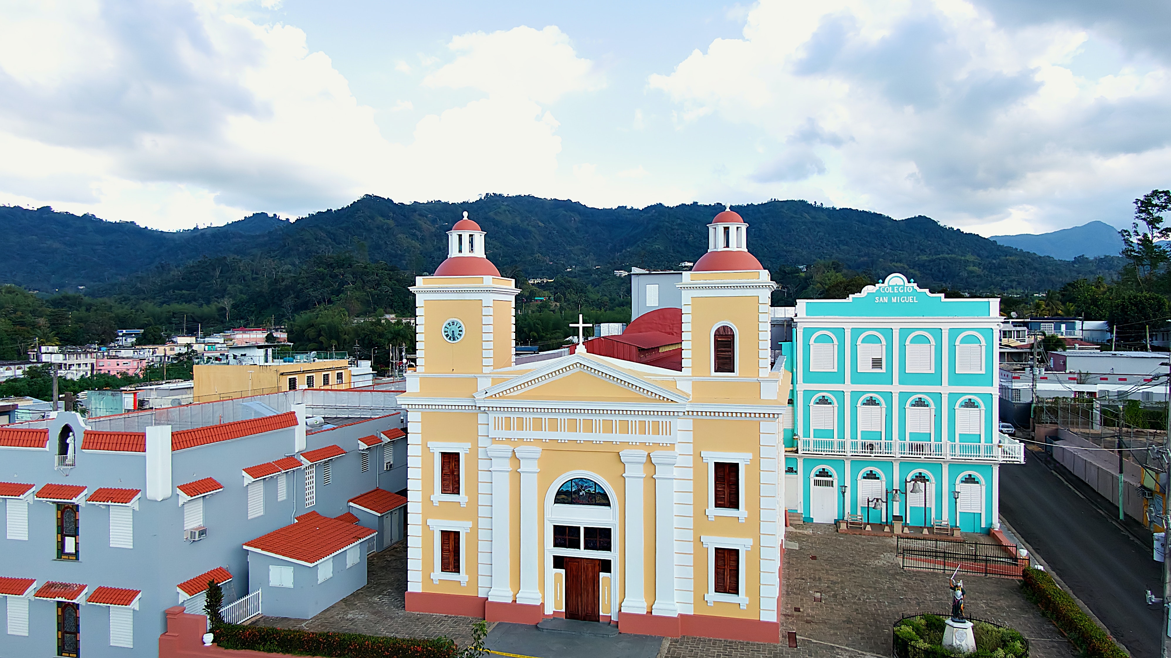 San Miguel Arcangel Parish at Utuado, Puerto Rico. By Euri Rivera/Shutterstock.com