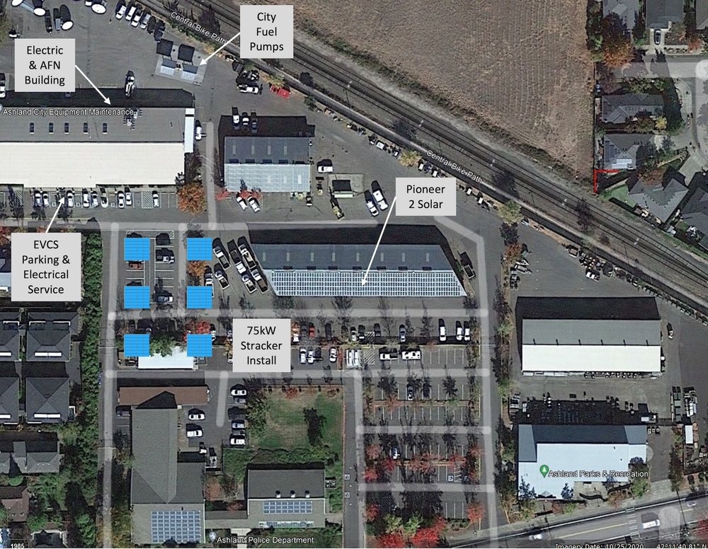 Stracker Solar will install a solar microgrid in Ashland, OR to support critical city services.