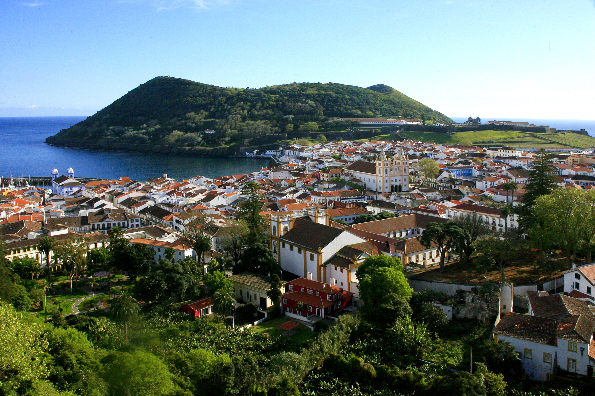 City of Angra do Hero&Atilde;&shy;smo and harbor of Terceira island, Azores. Source: Eric Valenne geostory/Shutterstock.com