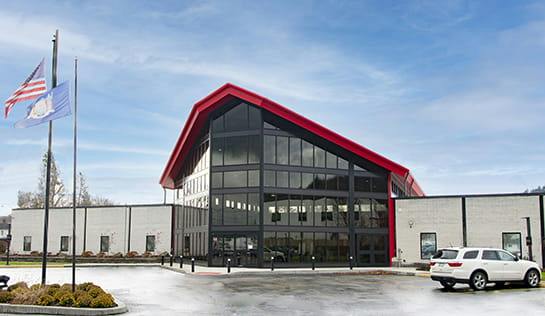 Raymond's distribution headquarters in Greene, New York. Image source Raymond Corp.. website