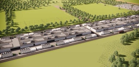 Rendering of future Microsoft data center facility. Image credit Enchanted Rock