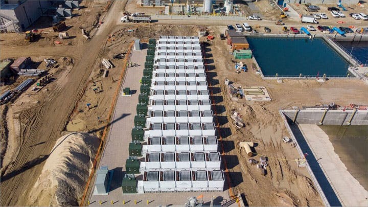 City of Houston Northeast Water Purification Plant and microgrid power. Image credit Enchanted Rock
