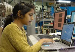 Pragathi Darapaneni, a senior materials scientist and former researcher at Argonne National Laboratory, conducting research. Image credit Center for Advanced Microstructures and Devices, Synchrotron Facility Lab, Baton Rouge, Louisiana. Pragathi Darapaneni, a senior materials scientist and former researcher at Argonne National Laboratory, conducting research. Image credit Center for Advanced Microstructures and Devices, Synchrotron Facility Lab, Baton Rouge, Louisiana.