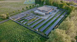 Small local data center with a lot of solar panels Small local data center with a lot of solar panels