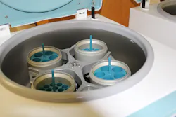 Centrifuges typically have a fixed-angle rotor or a swing-out rotor, which is pictured here. Centrifuges typically have a fixed-angle rotor or a swing-out rotor, which is pictured here.