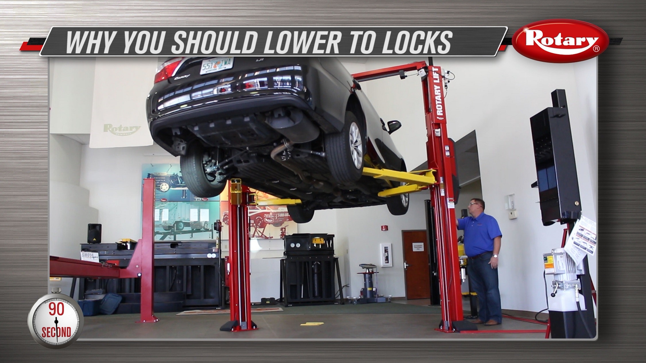 1673319507355 Rotaryliftexplainsloweringtolockssafetystepin90secondvideo