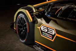 Hankook has developed a new race tire specifically for Super Trofeo – the Ventus Race. The tire is specifically tailored to the Lamborghini Huracán Super Trofeo Evo2 racing car and provides a high level of grip and consistency in conditions and the racetracks, according to Hankook officials. Hankook has developed a new race tire specifically for Super Trofeo – the Ventus Race. The tire is specifically tailored to the Lamborghini Huracán Super Trofeo Evo2 racing car and provides a high level of grip and consistency in conditions and the racetracks, according to Hankook officials.