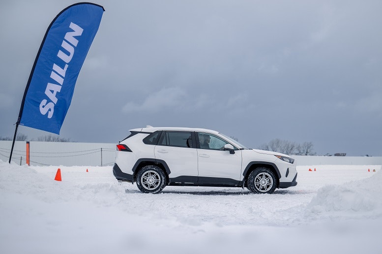 The new tire has V-shaped tread blocks and 3-D siping to perform in snowy, icy or wet conditions and also holds the 3-Peak Mountain-Snowflake symbol. It comes in over 60 sizes and is made for wheel diameters ranging from 14-inches to 20-inches.
