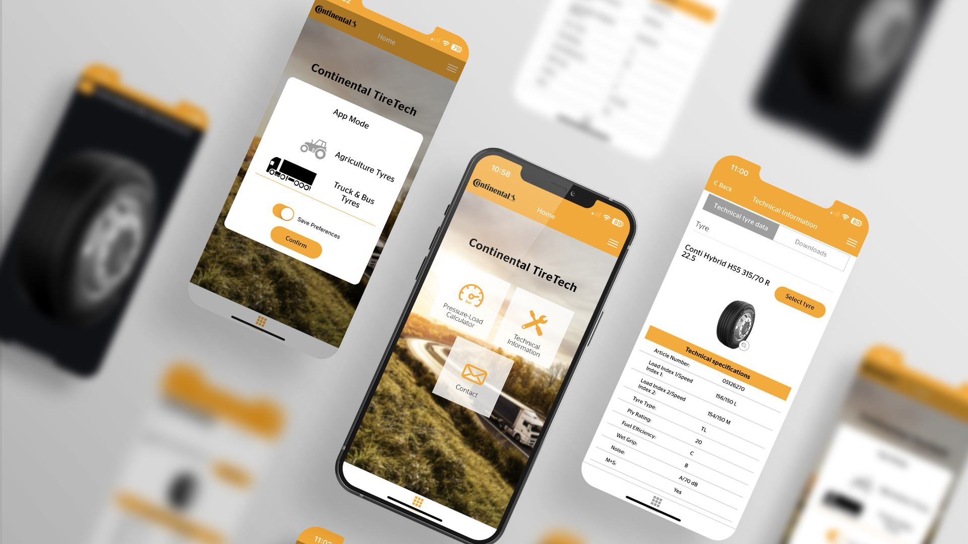 Continental's TireTech app now includes technical data and optimal inflation pressure information for the company's truck and bus tires.