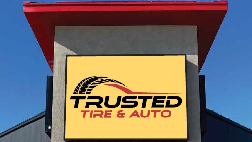 Trusted Tire & Auto is in the midst of a rebranding project as it takes on a new name, as shown in this rendering.