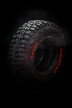 American Kenda Rubber Co. Ltd.'s newest mud-terrain tire, the Klever M/T2, features a raised, red-letter sidewall on some 35- and 37-inch sizes. American Kenda Rubber Co. Ltd.'s newest mud-terrain tire, the Klever M/T2, features a raised, red-letter sidewall on some 35- and 37-inch sizes.
