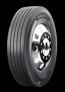 The S624 is a premium free-rolling position trailer tire for on-highway applications. The S624 is a premium free-rolling position trailer tire for on-highway applications.