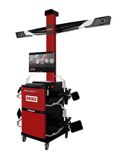 Hennessy’s Kyle Harris says static calibrations typically require “a clean, fairly sterile” environment so the equipment doesn’t misread something while checking a vehicle’s sensors. Hennessy’s Kyle Harris says static calibrations typically require “a clean, fairly sterile” environment so the equipment doesn’t misread something while checking a vehicle’s sensors.