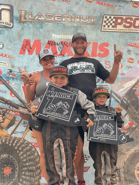 The Browns relied on Maxxis Trepadors and Roxxzilla tires for their rock-crawling competition.