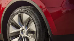 The new Yokohama Sport EV will be available in 10 sizes starting in January 2024. The new Yokohama Sport EV will be available in 10 sizes starting in January 2024.