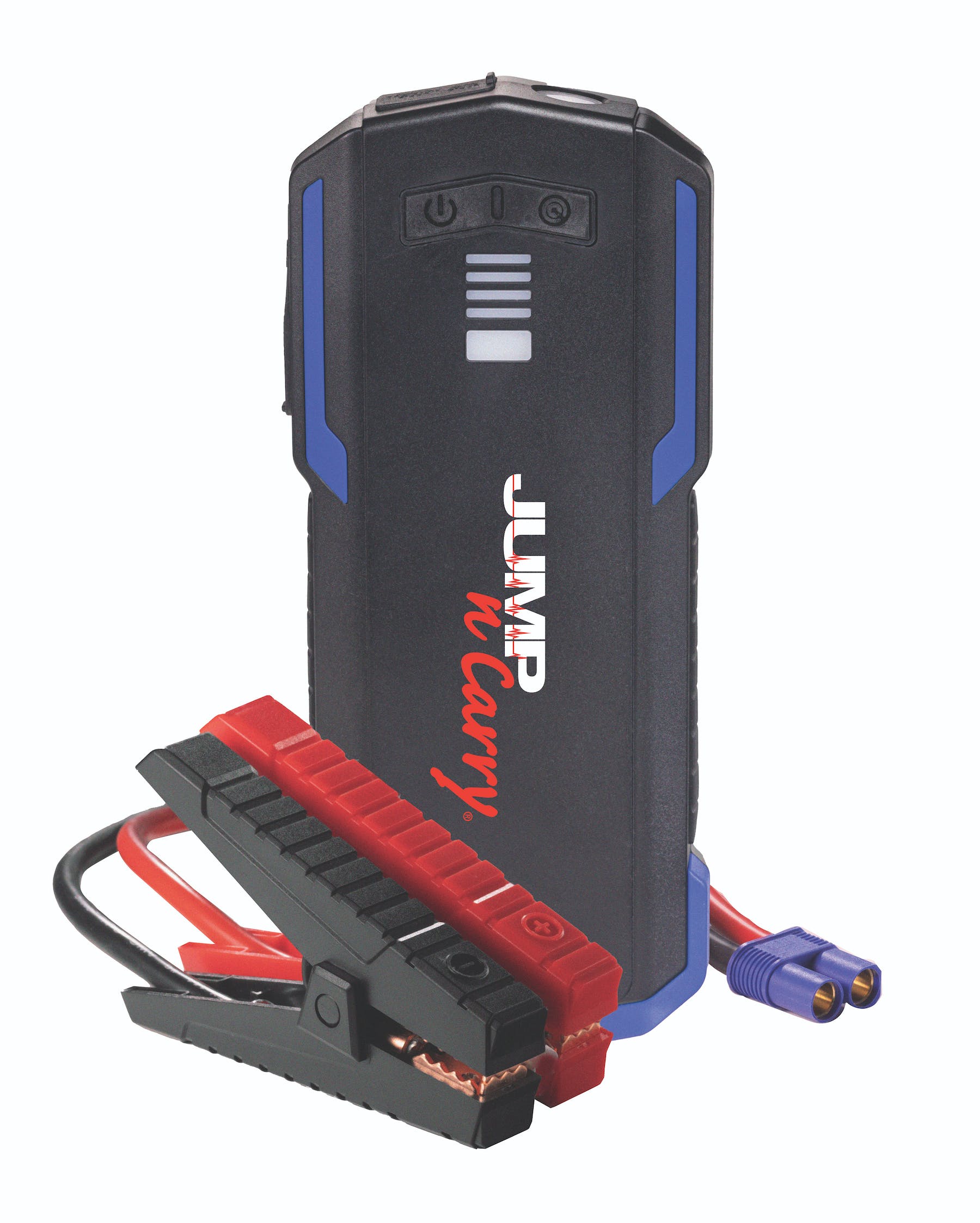 The JNC345 combines jump-starting power with numerous features including high-performance starting capability; 40-inch cable reach with full-size clamps; 12 Volt power supply capability; an LED work light; and UL2743 compliance for operator and equipment safety.