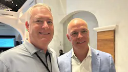 “Another reason for our success is we’ve become extremely collaborative with customers and we’ve also been good listeners,' says Shawn Denlein, president, sales and marketing, Kumho Tire USA (pictured right, with Larry Kull, west region vice president, U.S. AutoForce LLC, during Kumho's dealer meeting.) 'Everything we’ve heard from our customer base, we’ve acted on.' “Another reason for our success is we’ve become extremely collaborative with customers and we’ve also been good listeners,' says Shawn Denlein, president, sales and marketing, Kumho Tire USA (pictured right, with Larry Kull, west region vice president, U.S. AutoForce LLC, during Kumho's dealer meeting.) 'Everything we’ve heard from our customer base, we’ve acted on.'