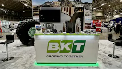 “WasteExpo provides an important oppurtunity for BKT to share our offerings with North America’s solid waste and recycling industries,” says Chris Rhoades, vice president of OTR for BKT USA. “WasteExpo provides an important oppurtunity for BKT to share our offerings with North America’s solid waste and recycling industries,” says Chris Rhoades, vice president of OTR for BKT USA.