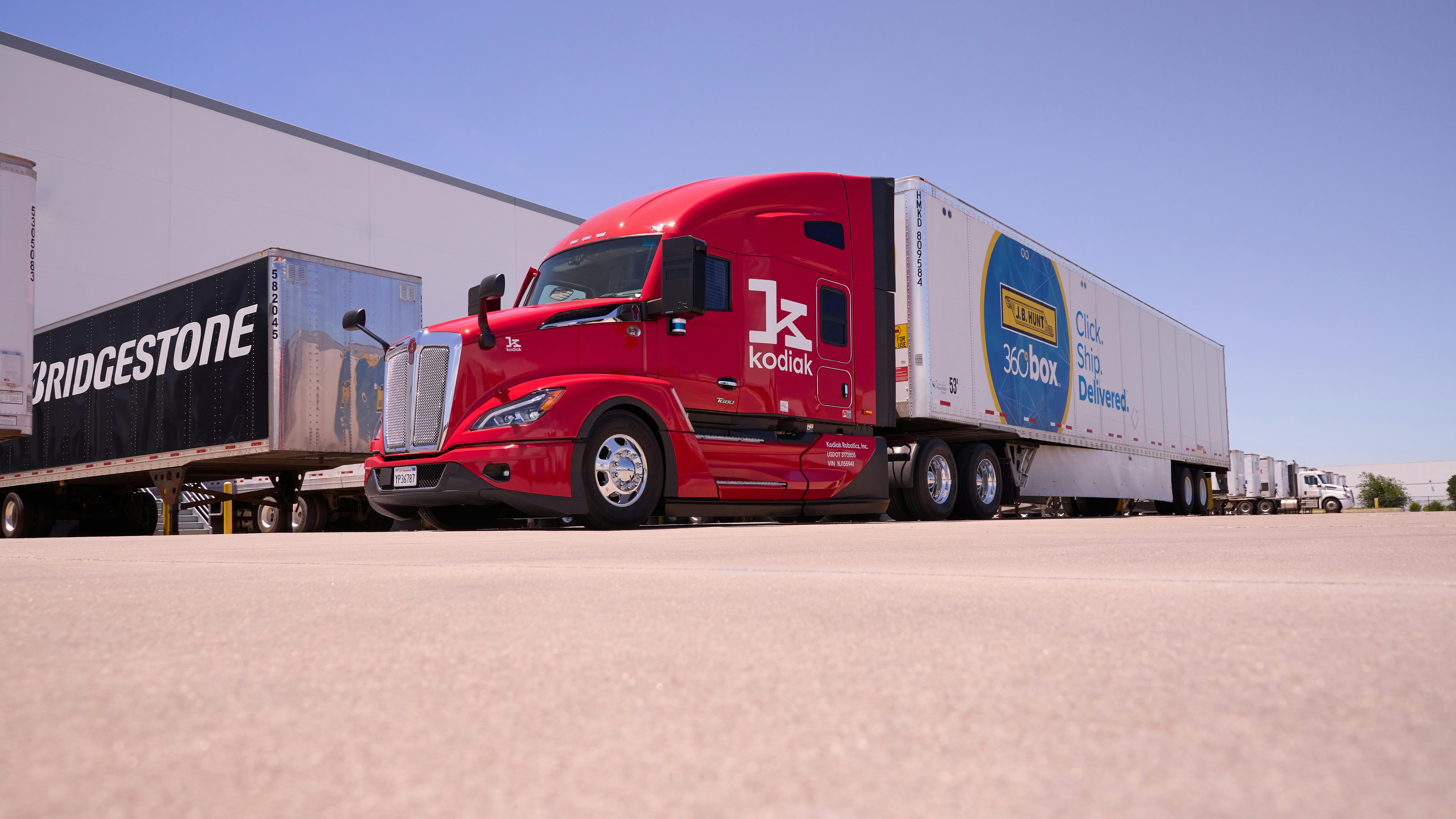 &ldquo;Working closely with Kodiak and Bridgestone, we were able to deliver a complementary solution that integrates autonomous technology with day-to-day operations while also solving backhaul challenges,&rdquo; says Nick Hobbs, chief operating officer and president of contract services at J.B. Hunt.