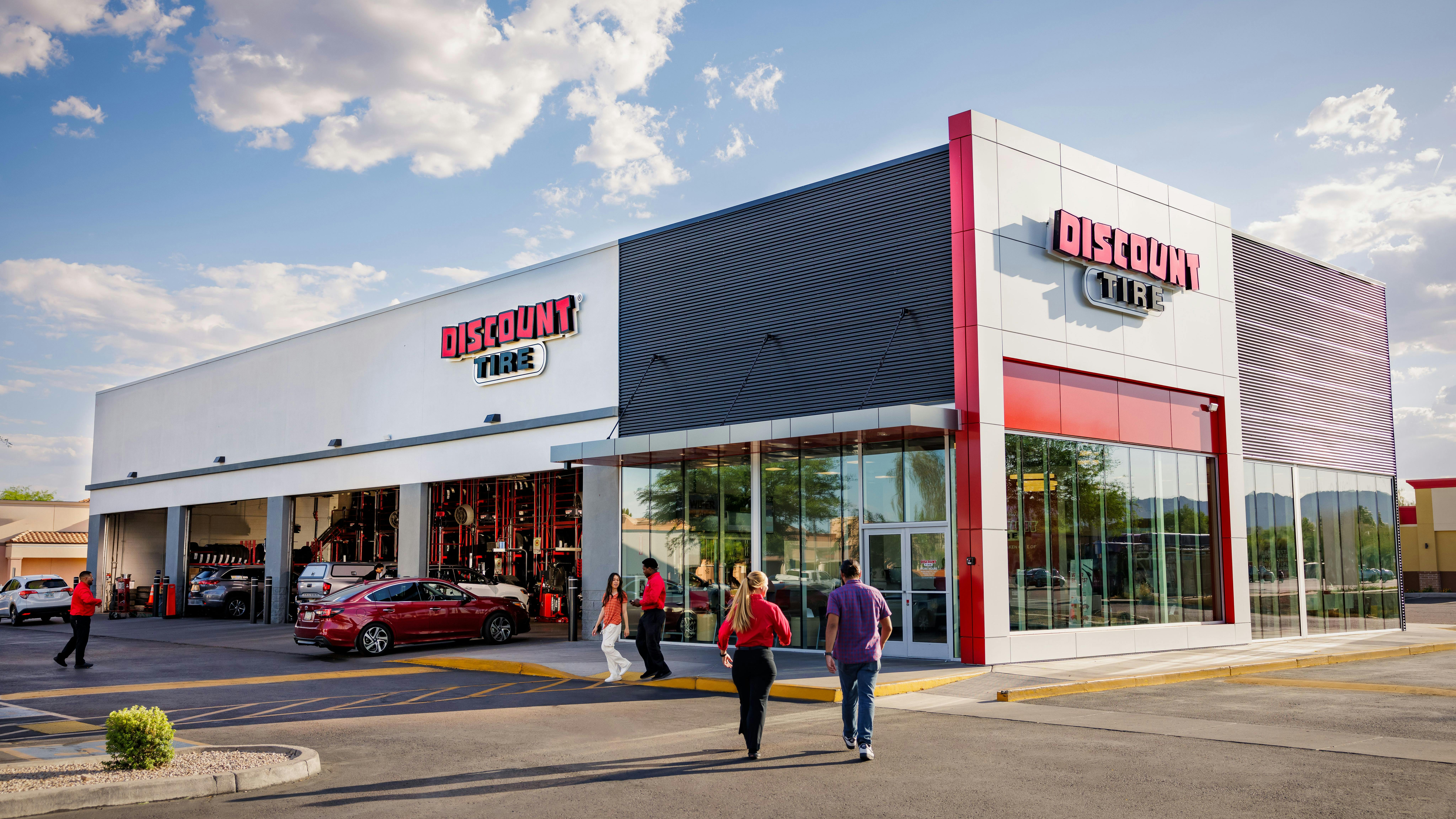 Discount Tire, which is based in Scottsdale, Ariz., has more than 1,200 stores nationwide,