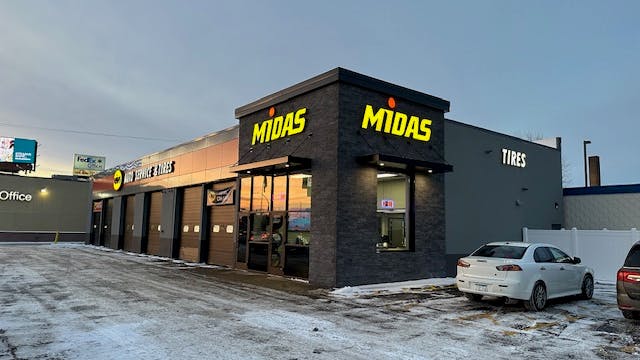 The new Midas store in St. Cloud, Minn., is owned by Stranik Automotive Group.