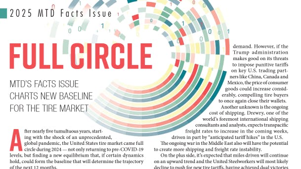 MTD's 2025 Facts Issue looks at nearly every facet of the United States tire market, including prominent trends.