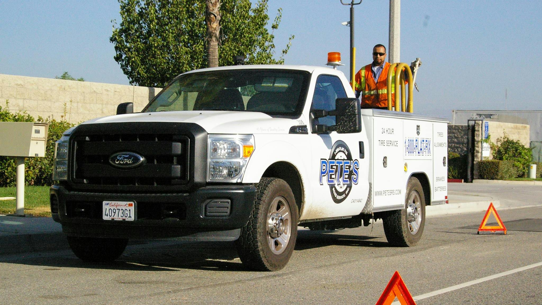 Pete's Road Service has 10 stores, a retread plant and a distribution center in southern California.