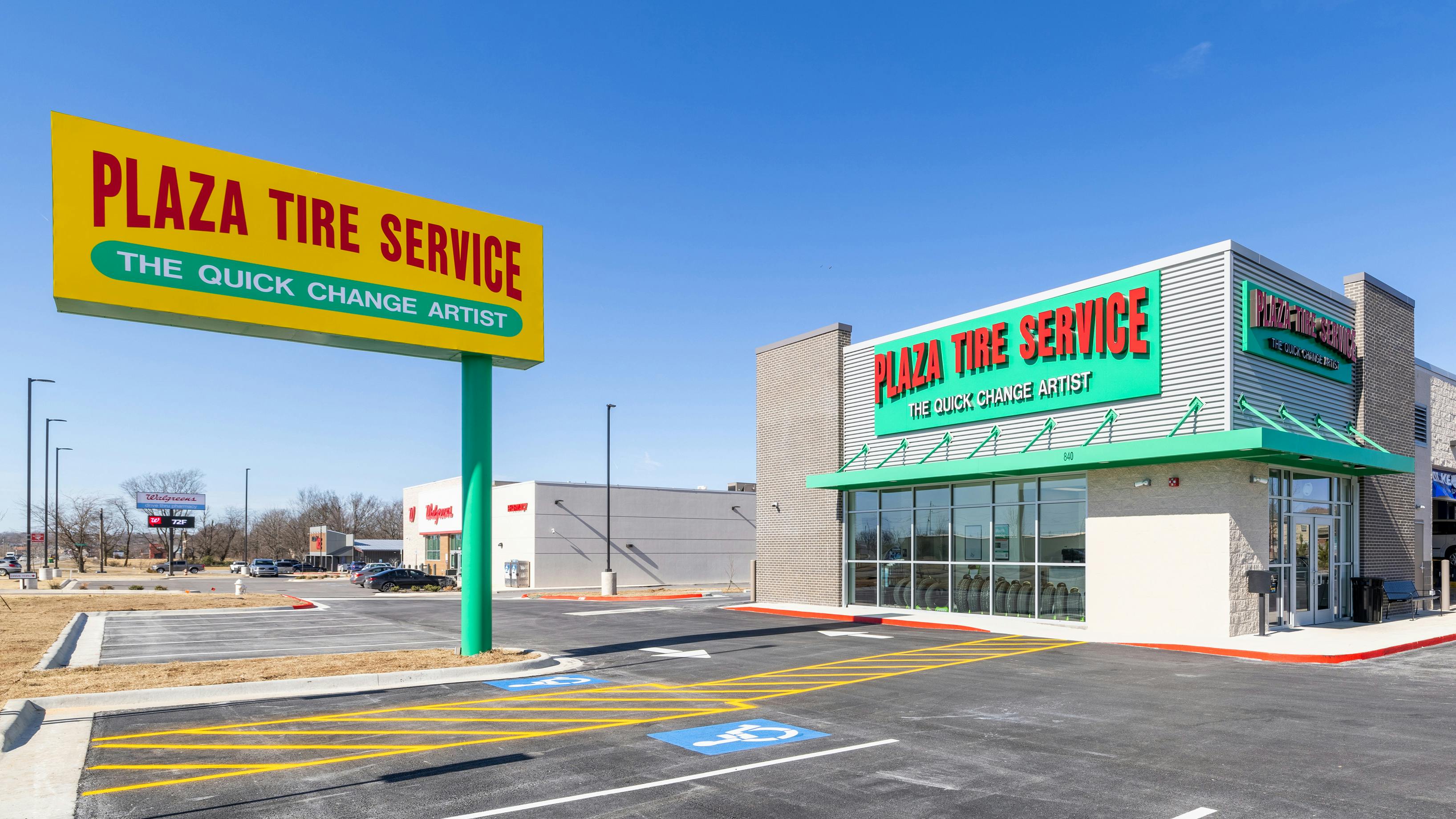 The new Plaza Tire Service store in Centerton, Ark., adds to the chain's presence in northwestern Arkansas.