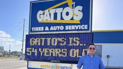 Mike McHenry (pictured) took over Gatto's Tires & Auto Service from his mother, Pam Fitzgerald, about five years ago. Mike McHenry (pictured) took over Gatto's Tires & Auto Service from his mother, Pam Fitzgerald, about five years ago.