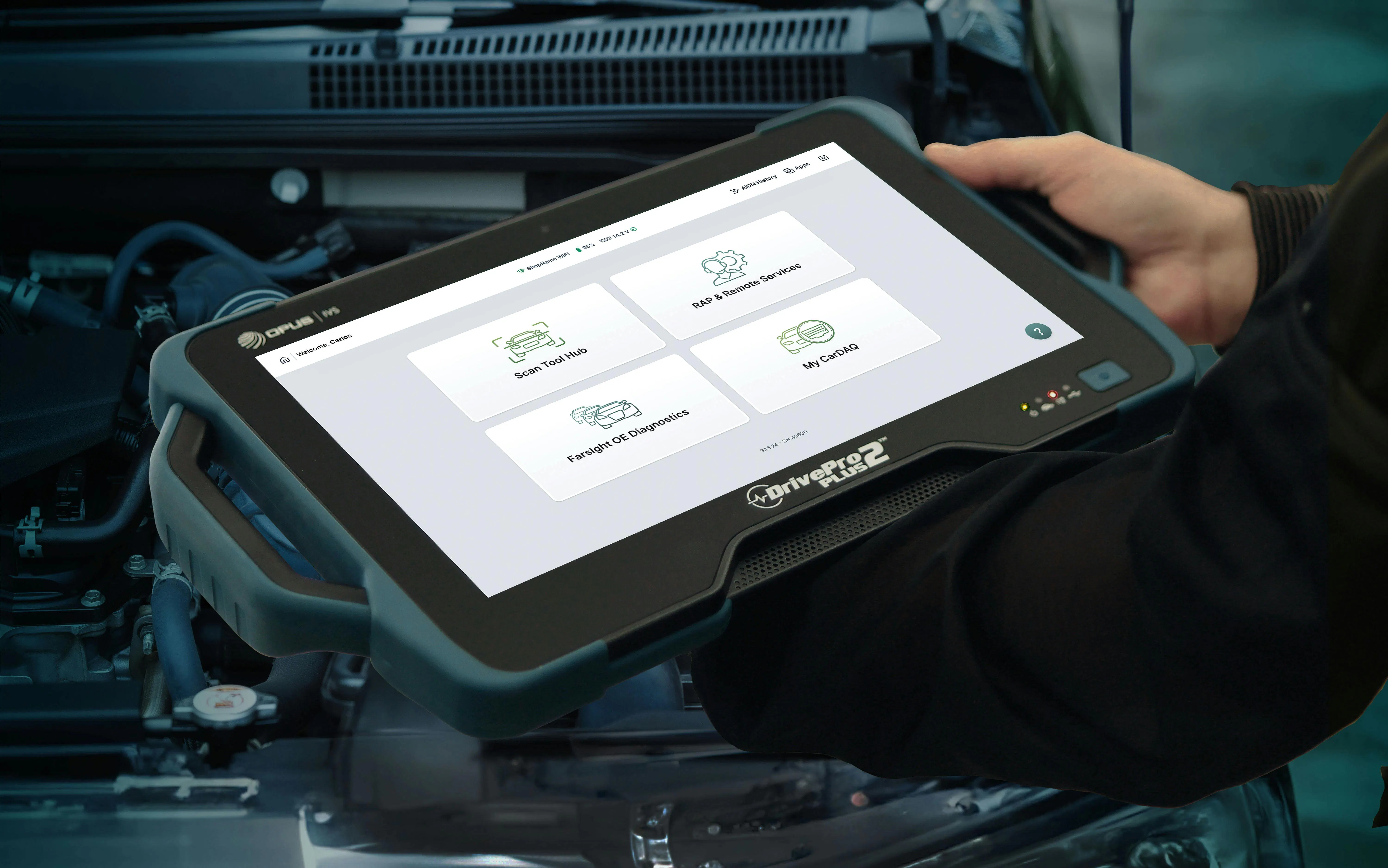 The OPUS IVS DrivePro2 is marketed as &ldquo;an all-in-one solution for any repair shop,&rdquo; says Frank Dierlam, inside sales manager at Opus IVS.