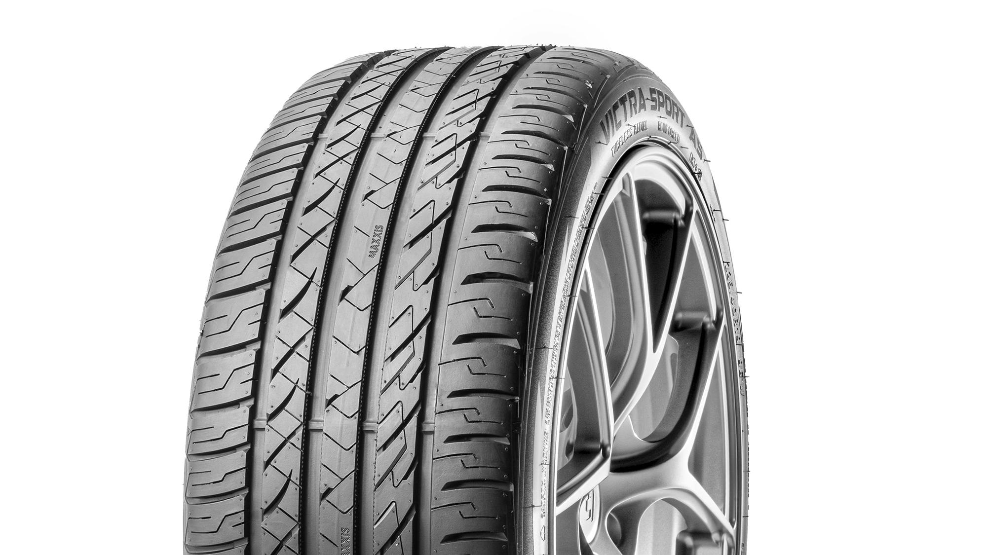 The Victra Sport AS is the latest UHP tire from Maxxis. It comes in 25 sizes and offers a 50,000 mile warranty.