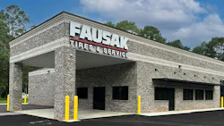 The new build - which spans more than 10,500 square feet and has eight service bays - is the sixth Fausak Tires & Service store in the greater Mobile, Ala., area. The new build - which spans more than 10,500 square feet and has eight service bays - is the sixth Fausak Tires & Service store in the greater Mobile, Ala., area.