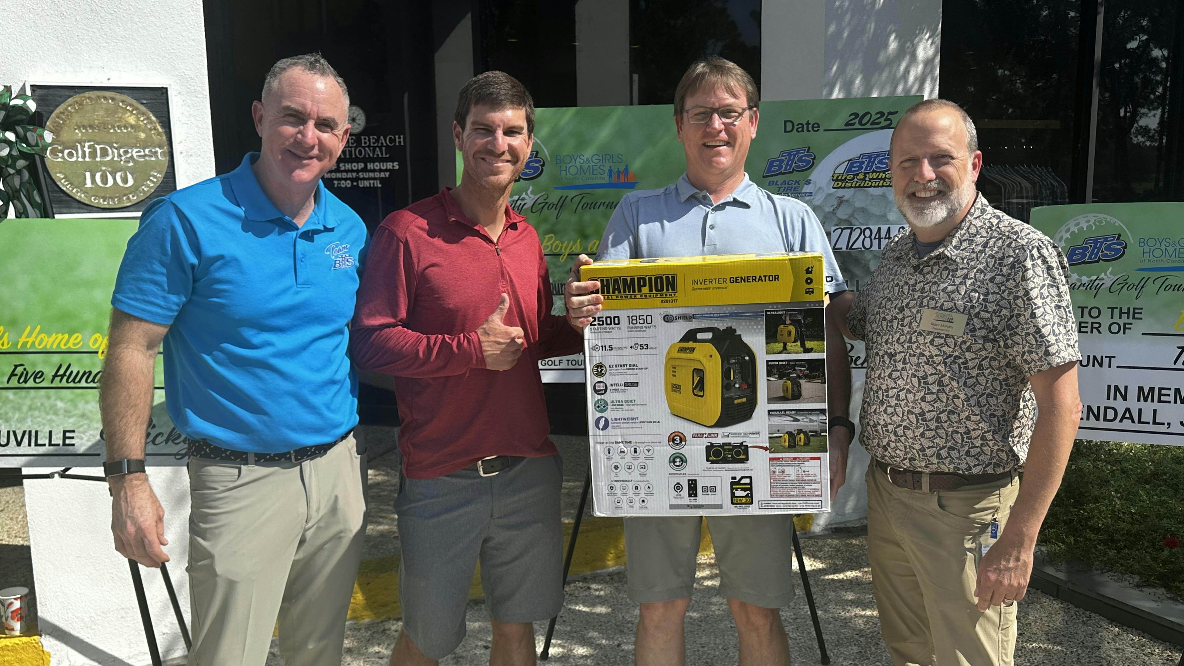 Nearly 300 golfers participated in the event, which took place in Myrtle Beach, S.C.