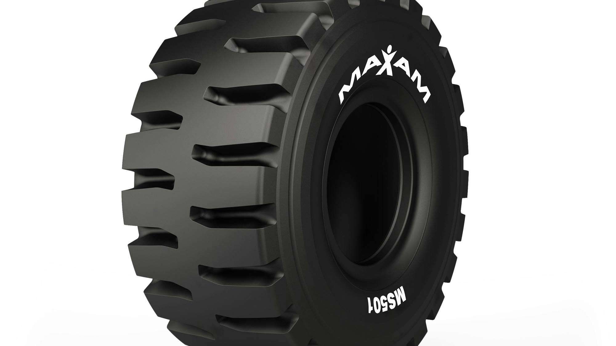 The Maxam MS501 MineXtra is now available in a new 45/65R45 size for L5 wheel loaders and heavy-duty mining machines.