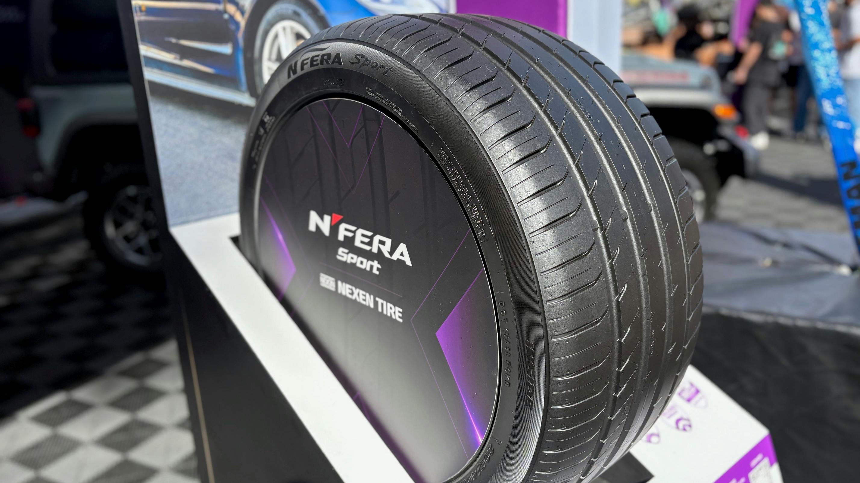 The new N&rsquo;Fera Sport is a premium ultra-high performance summer tire. It's available now in 63 sizes, fitting wheels ranging from 17 inches to 21 inches in diameter, say Nexen officials.