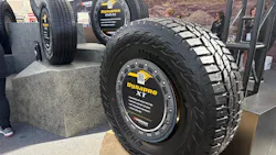 Hankook's tire revenue climbed 11.2% year-over-year. (Pictured, part of Hankook Tire America Corp.'s 2025 SEMA Show exhibit.) Hankook's tire revenue climbed 11.2% year-over-year. (Pictured, part of Hankook Tire America Corp.'s 2025 SEMA Show exhibit.)