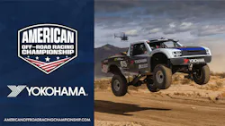 Team Yokohama is represented across multiple classes, with Isenhouer Brothers Racing and Dave Mason Jr. (pictured) showcasing the Geolandar MT-R in Unlimited Truck Spec. Team Yokohama is represented across multiple classes, with Isenhouer Brothers Racing and Dave Mason Jr. (pictured) showcasing the Geolandar MT-R in Unlimited Truck Spec.