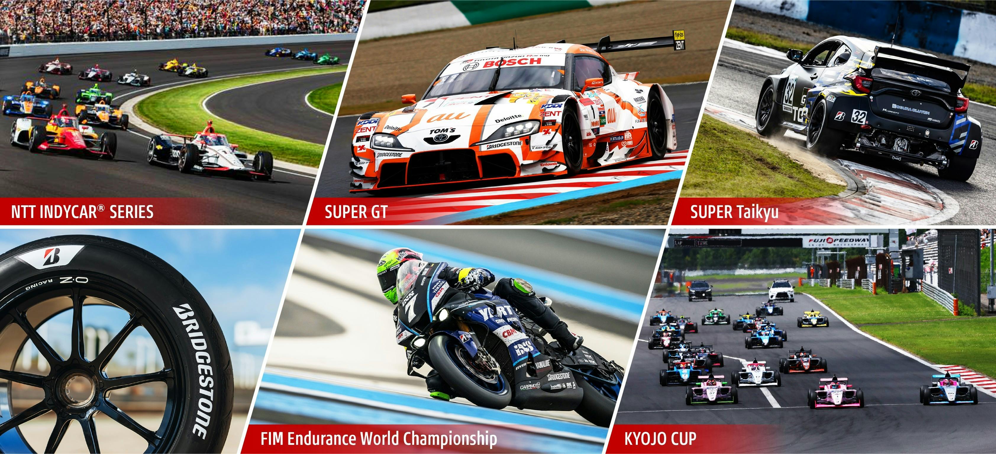 'Bridgestone leverages motorsports as a 'mobile laboratory,'' according to officials.