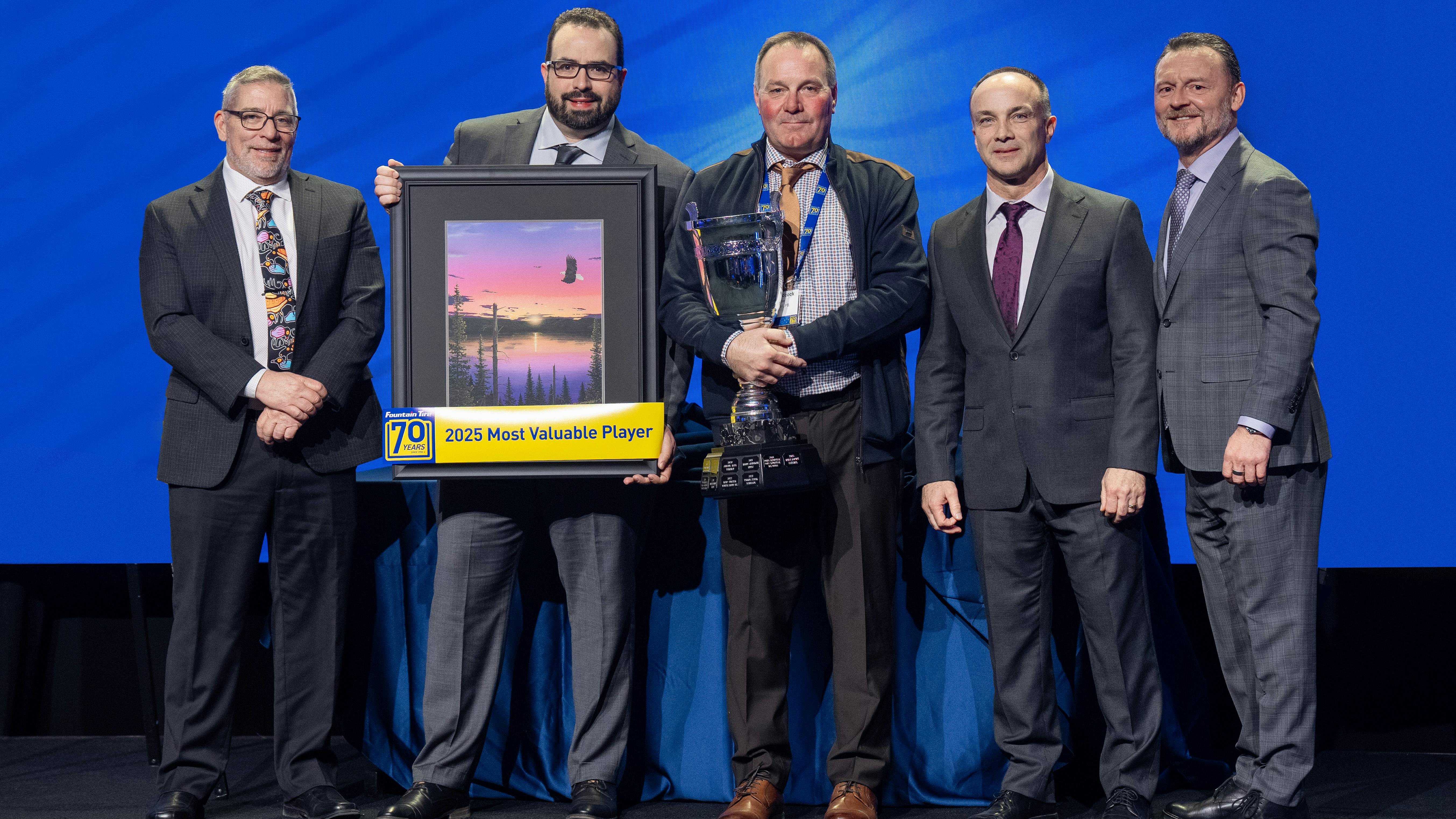 A Fountain Tire veteran of more than 35 years, Brian Adock has held ownership in six Fountain Tire locations through the company&rsquo;s 50/50 partnership model.