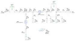 1. The comb-generator simulation schematic includes all of the circuit elements. 1. The comb-generator simulation schematic includes all of the circuit elements.