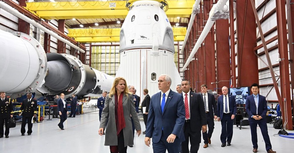 Mike Pence and Heather Wilson